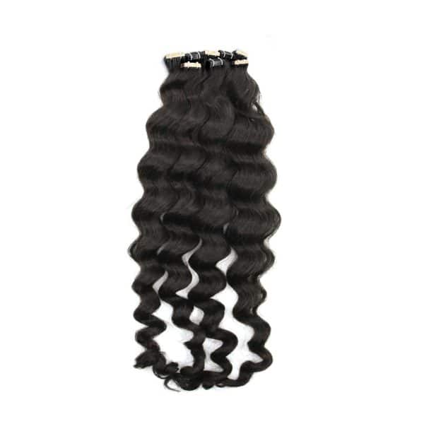 Body Wavy Black Normal Tape-in Hair Extensions