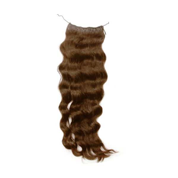 Brown Body Wavy Micro Ring Hair Extensions