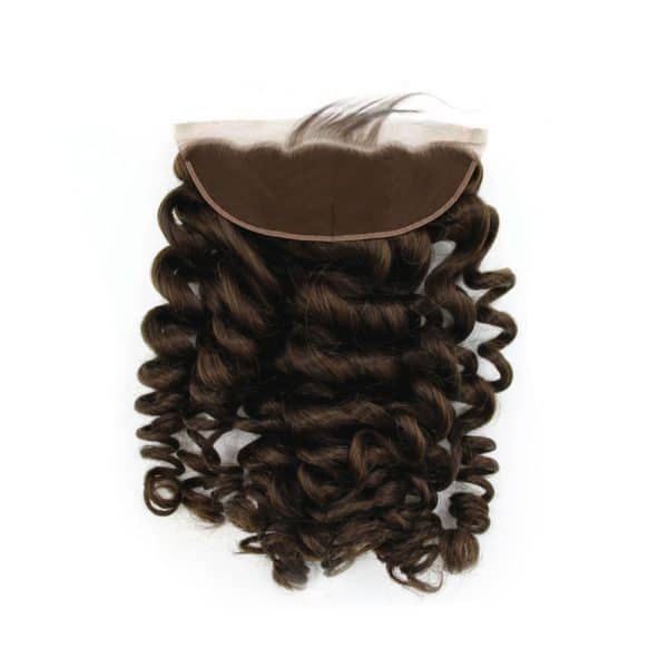 Deep Wavy Dark Brown Lace Frontal