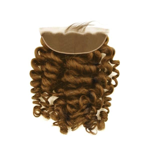 Deep Wavy Light Brown Lace Frontal