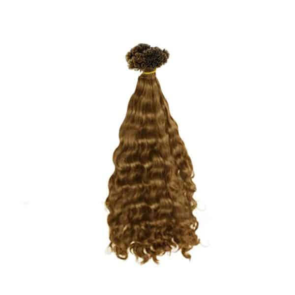 Luxury Deep Wavy Light Color V-Tip 120 Hair Extensions