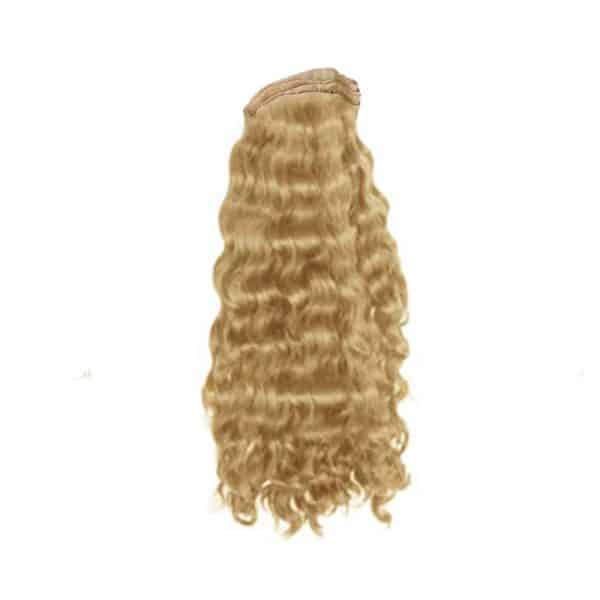 Deep Wavy White Blonde Double Layer Silky Flat Weft