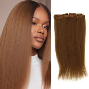 Kinky Straight Light Brown Invisible Tape