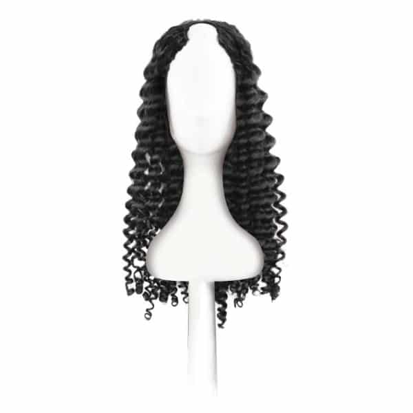 Loose Curly Black U-part Wigs