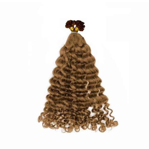 Luxury Loose Curly Light Color U-Tip Hair Extensions