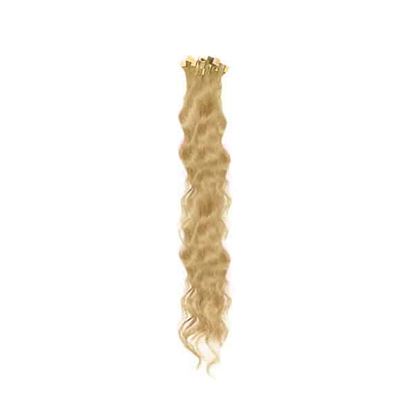 Loose Wavy Blonde Tape 1 cm