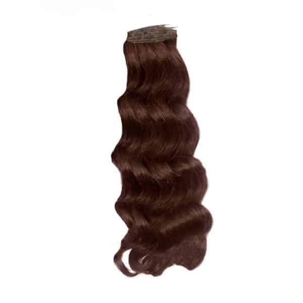 Luxury Loose Wavy Dark Brown Flat Weft Hair