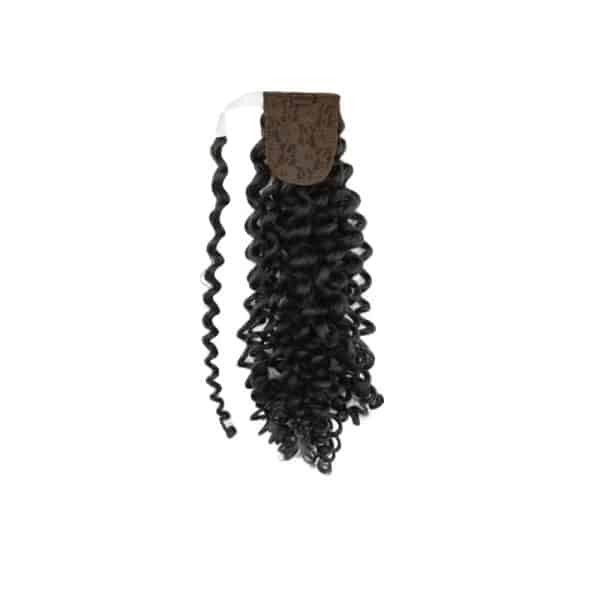 Loose Curly Black Wrap Ponytail Hair Extensions