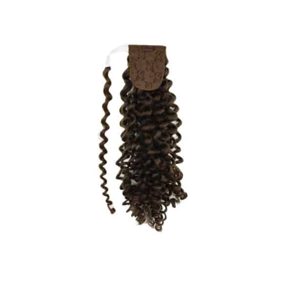 Loose Curly Dark Brown Wrap Ponytail Hair Extension