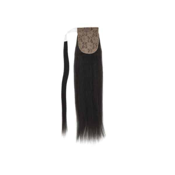 Straight Black Wrap Ponytail Hair Extensions