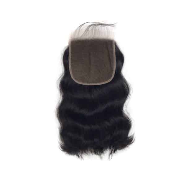 Natural Wavy Black Lace Closure