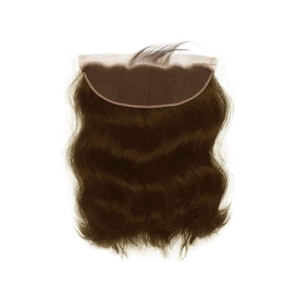 Natural Wavy Dark Brown Lace Frontal