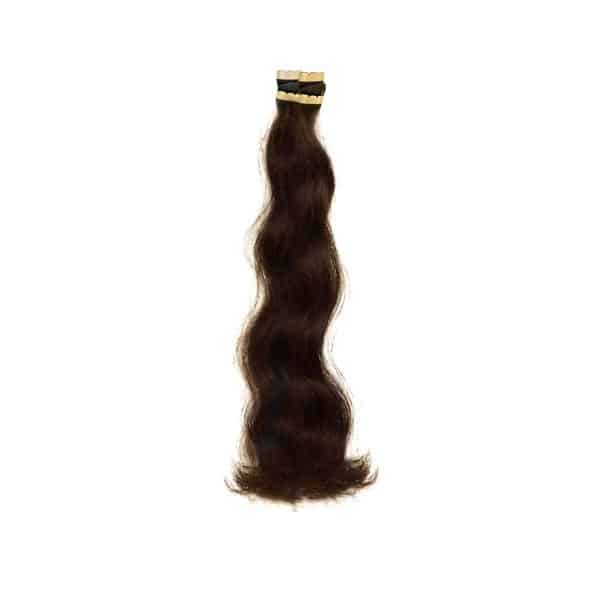 Natural Wavy Dark Brown Mini Tape