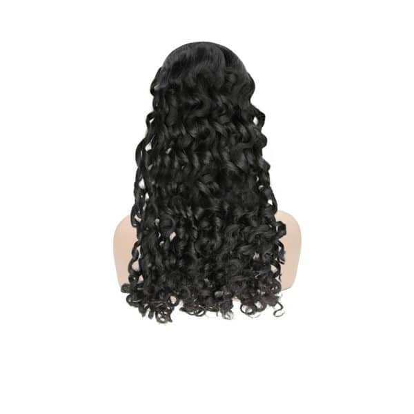 Romantic Curly Black Full lace Wig