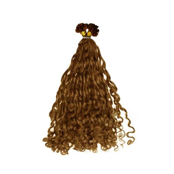 Luxury Romantic Curly Light Color U-Tip Hair Extensions