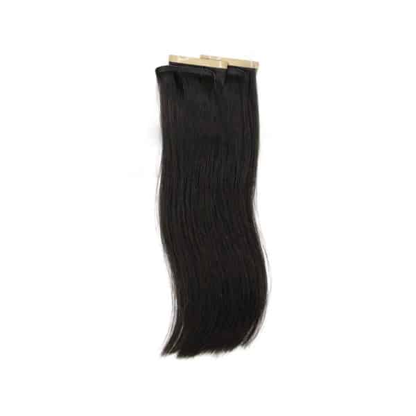 Straight Black Tape 8 cm Hair Extensions