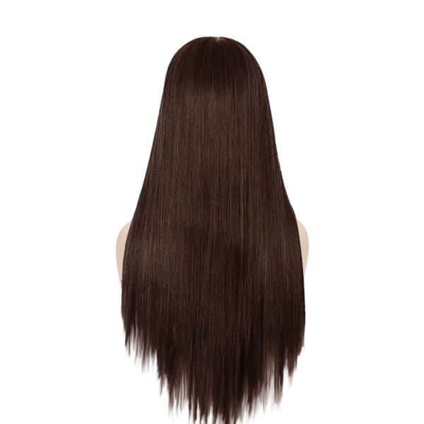 Straight Dark Brown Full lace Wig