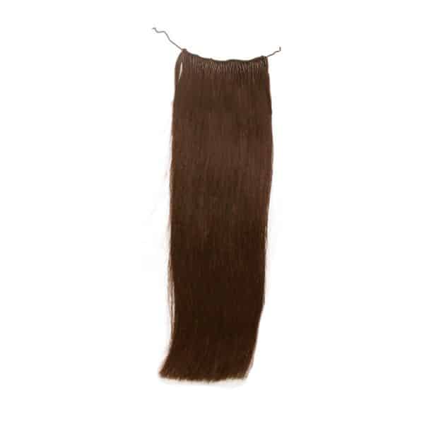 Brown Straight Micro Ring Hair Extensions