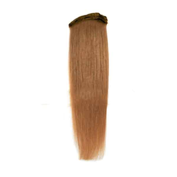 Straight Light Brown Double Layer Silky Flat Weft