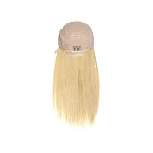 Straight White Blonde Lace Closure Wig