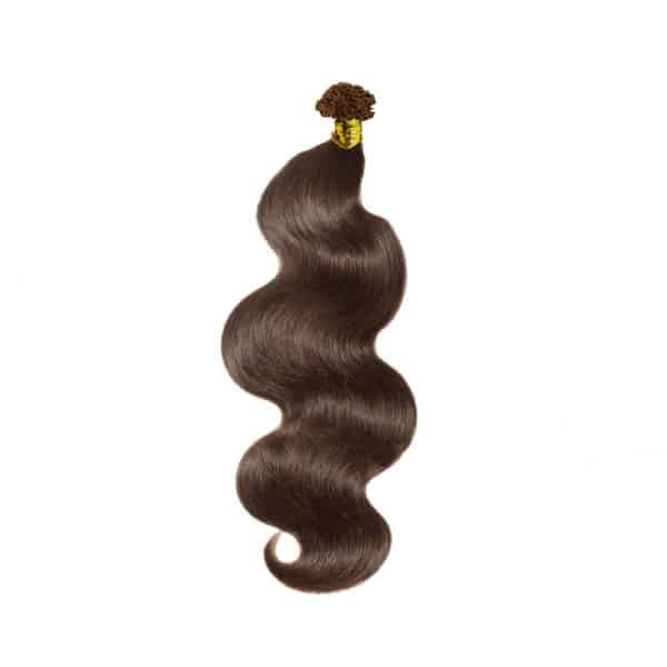 Water Body Wavy Dark Brown V-Tip Hair Extensions