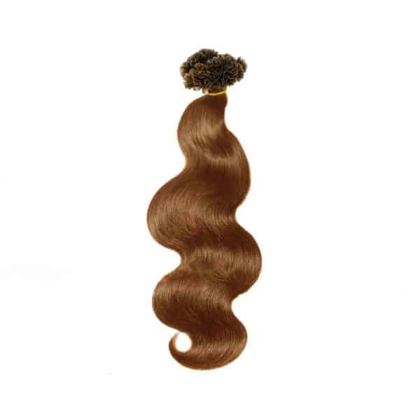 Luxury Water Body Wavy Light Color V-Tip 120 Hair Extensions