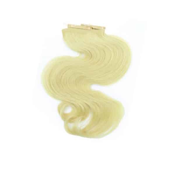 Water Body Wavy White Blonde Tape 8 Cm