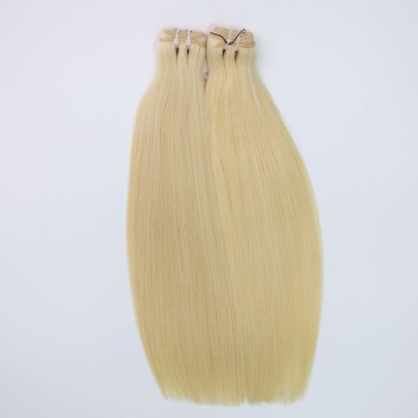 Straight White Blonde Genius Weft