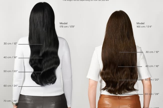 Consider your height when choosing hair extension length