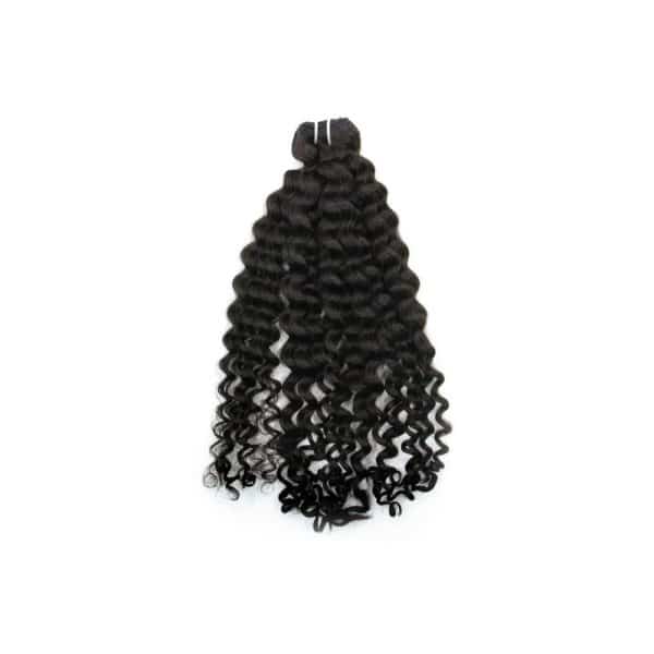 Deep Wavy Black Machine Weft