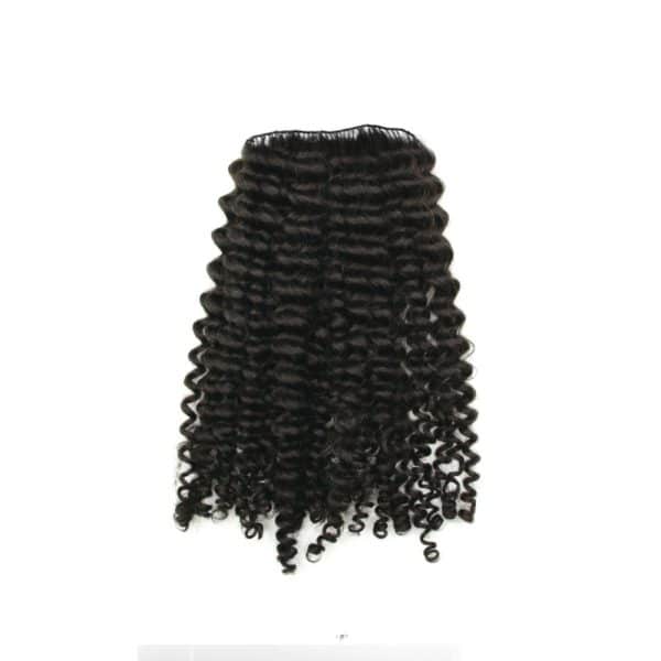 Loose Curly Black Feather Weft