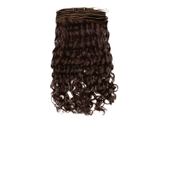 Loose Wavy Dark Brown Single Layer Silky Flat Weft