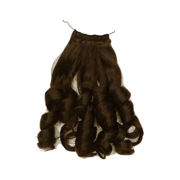 Luxury Bouncy Wavy Dark Brown Micro Ring Hair Extensions