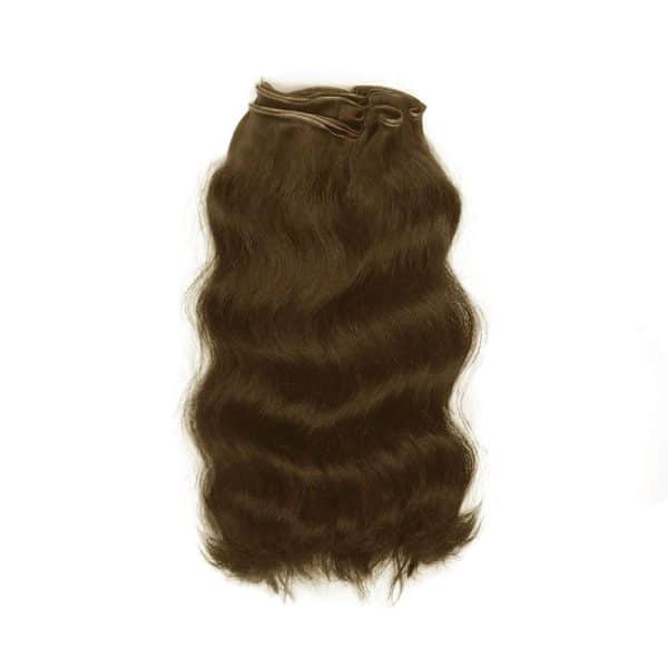 Natural Wavy Dark Brown Genius Weft