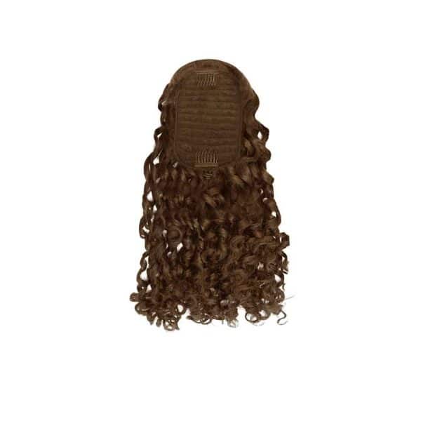 Romantic Curly Light Brown Wrap Drawstring Ponytail