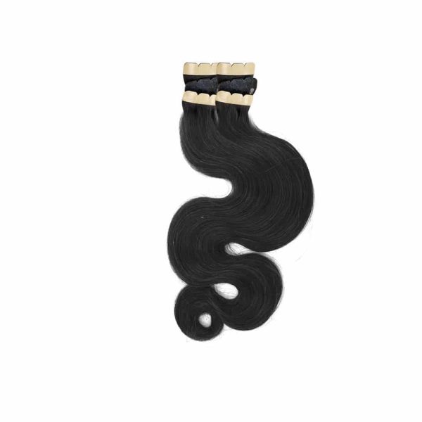 Water Body Wavy Black Mini Tape