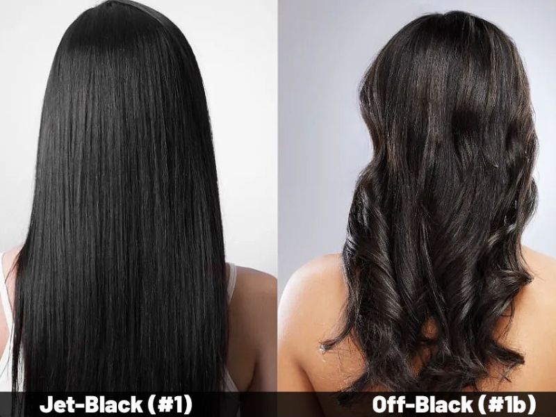 Black hair colors