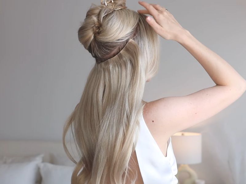 How to apply halo hair extensions