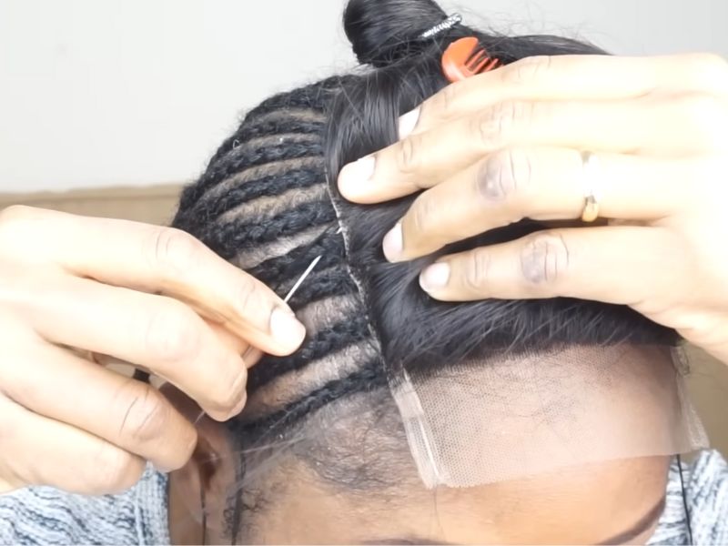 How to apply lace closure and frontal