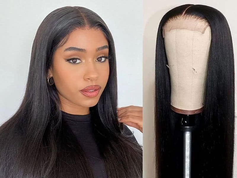 Lace closure wig