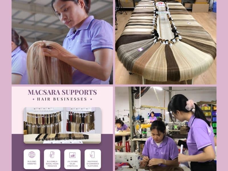 Macsara Hair - A trusted partners of hair distributors worldwide 