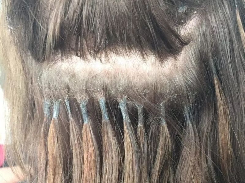 Do keratin tip extensions damage hair?