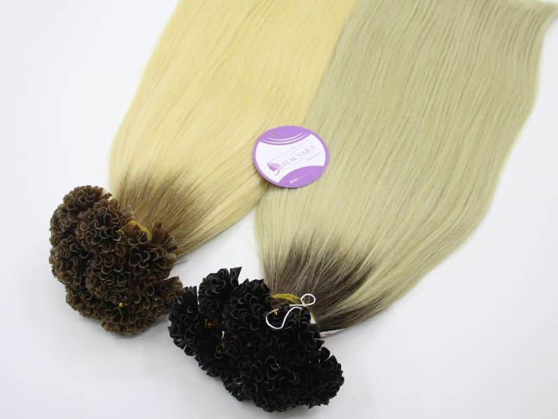 Pre-bonded hair extensions