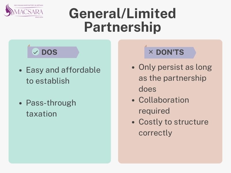 Pros and cons of Partnership structure for salon 