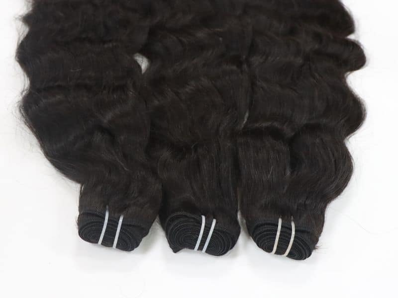 Weft hair extensions