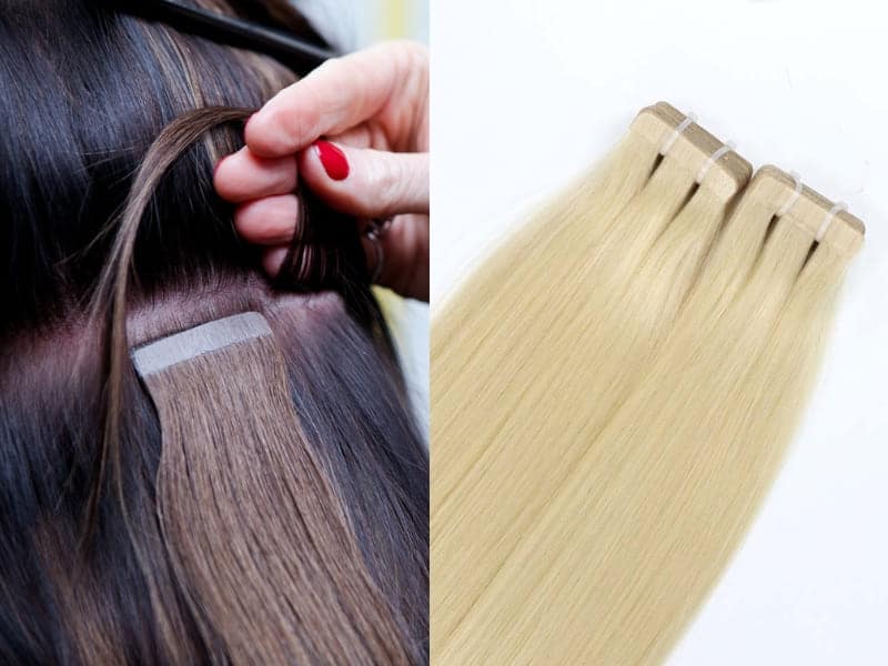 What are tape-in hair extensions?