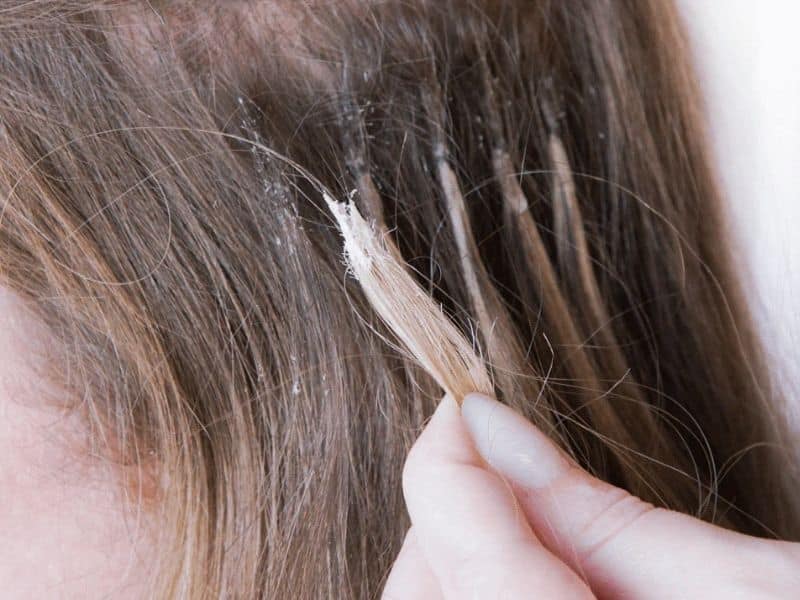 Why keratin hair extensions fall out