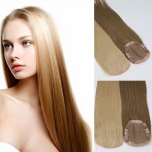 Natural Color Straight Mono Hair Topper 5x6