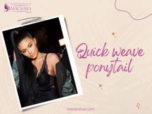 A Step-by-step Guide: Achieve Effortless Elegance With Quick Weave Ponytail