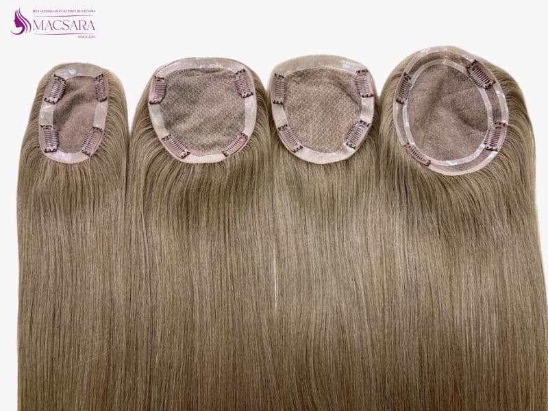 Human hair topper offers a more natural look and feel